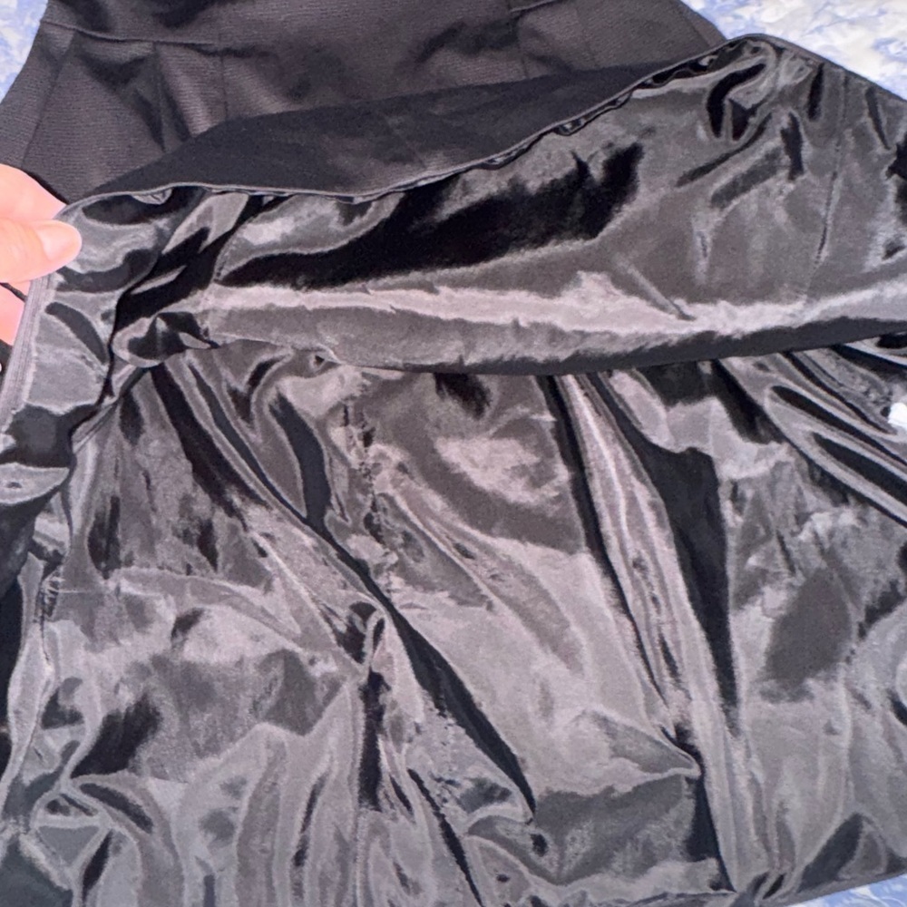 Zara basic Black Mini balloon skirt Dress - Picture 6 of 7